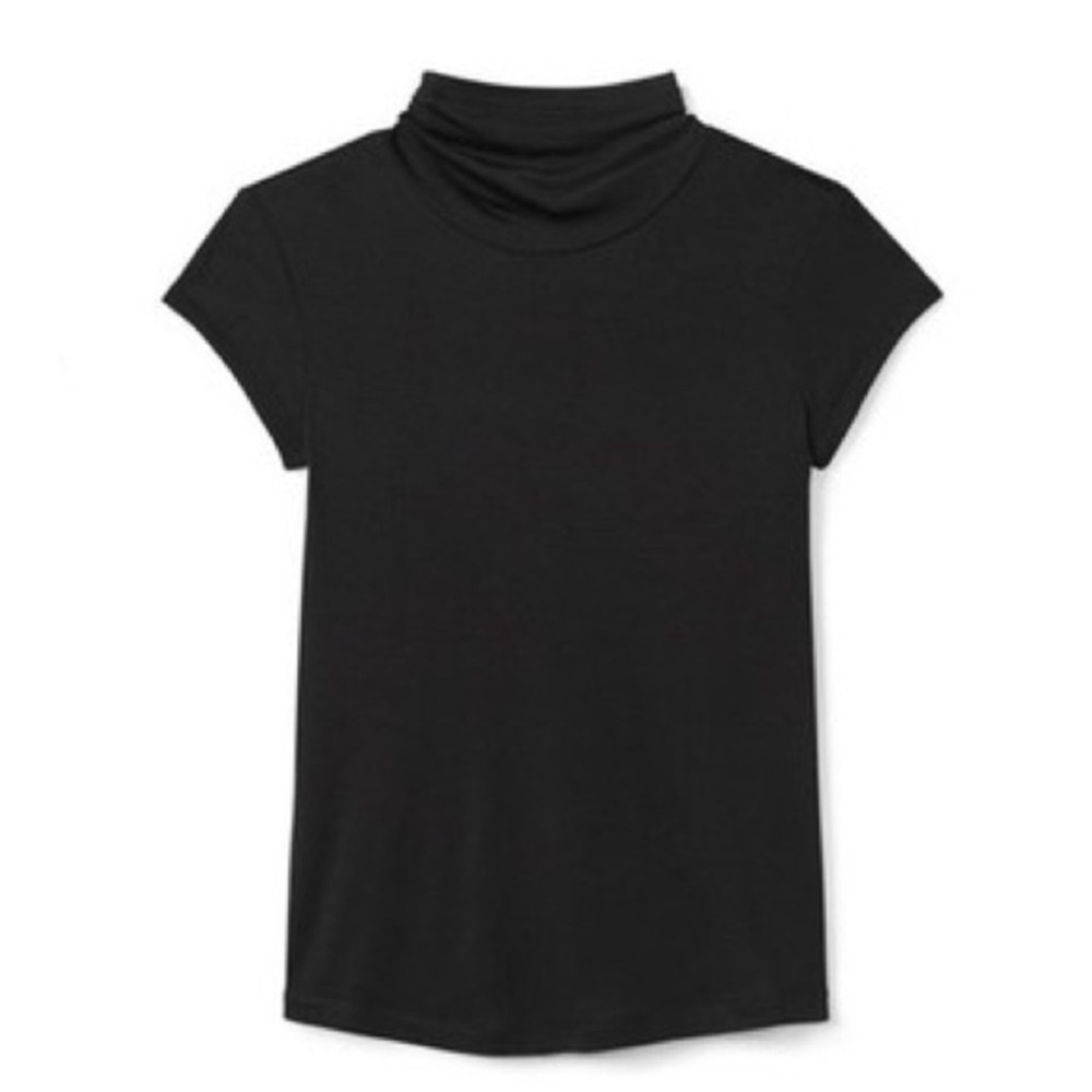 CAbi | #4753 Slinky Short Sleeve Turtleneck Size L NEW